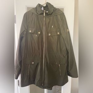 Michael Kors | Green Anorak Raincoat